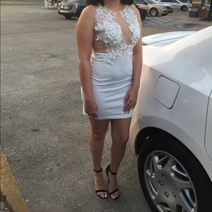 White Homecoming dress